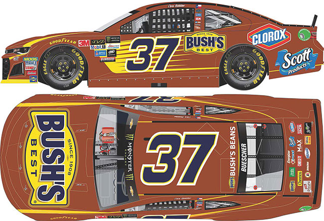 2018 Chris Buescher 1/64th Bush's Best Beans car