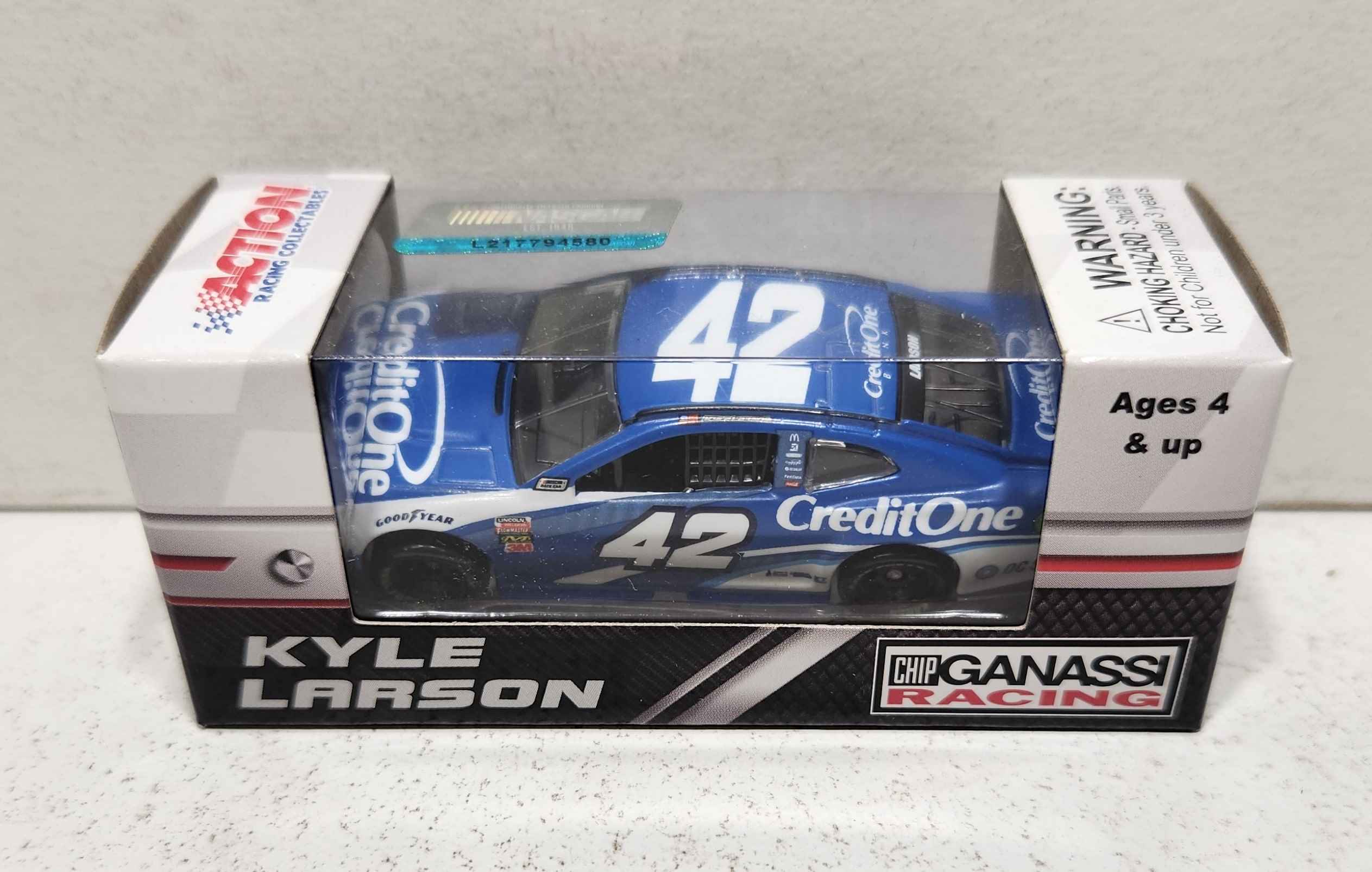 2018 Kyle Larson 1/64th Credit One Bank Camaro