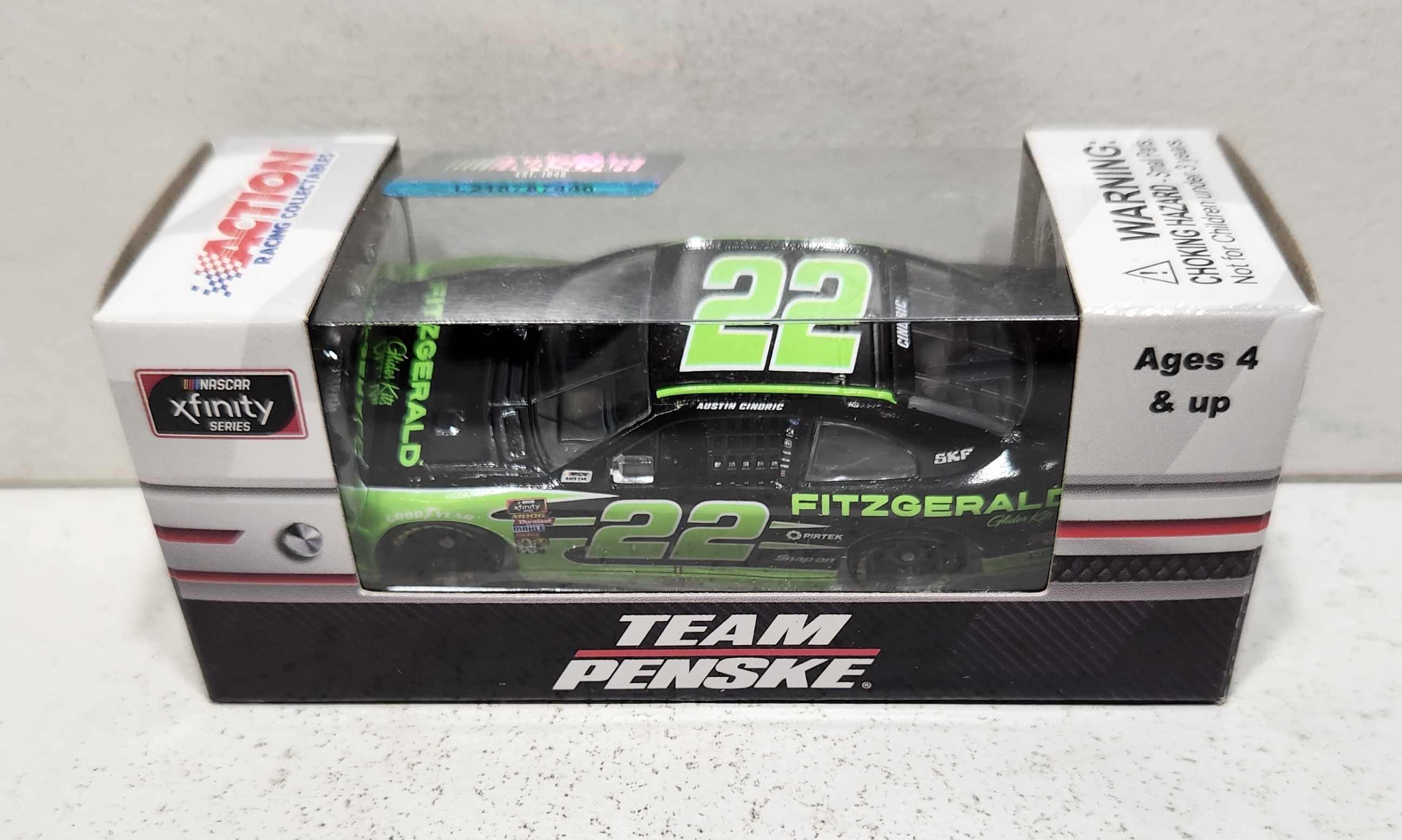 2018 Austin Cindric 1/64th Filtzgerald Glider Kits "Xfinity Series" Mustang