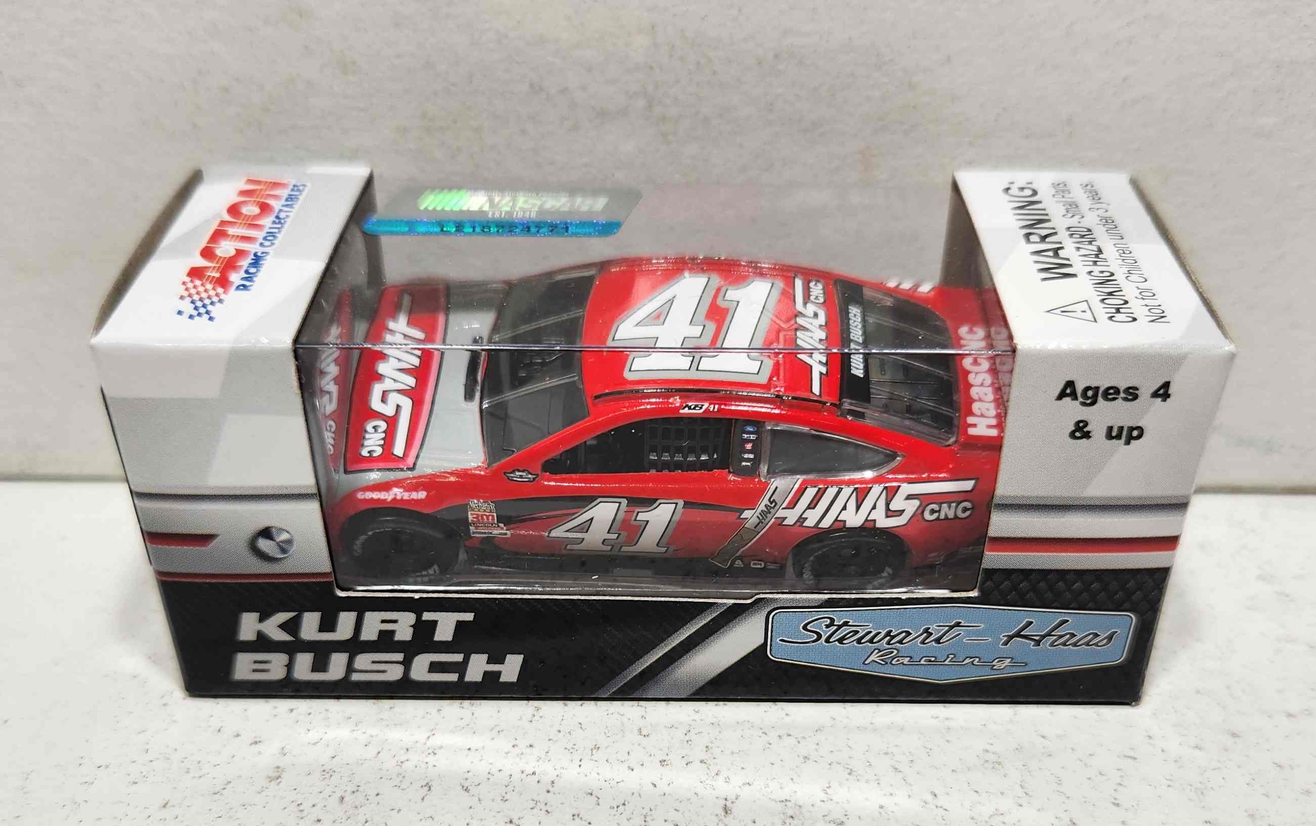 2018 Kurt Busch 1/64th Haas Automation "Darlington Throwback" Fusion