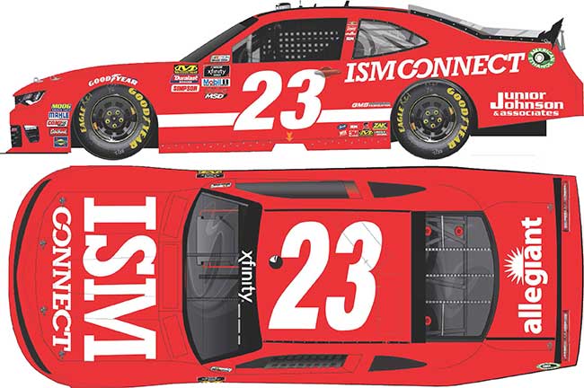 2018 Bill Elliott 1/24th ISM Connect "Xfinity Series" hood open Camaro