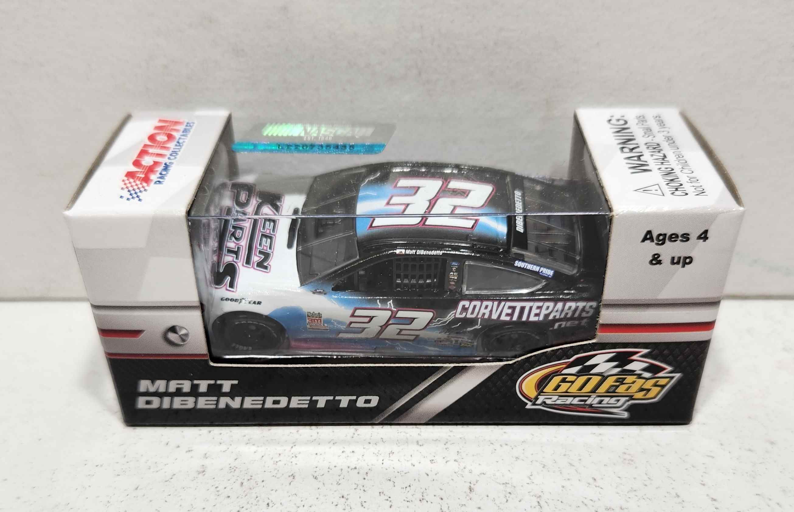 2018 Matt DiBenedetto 1/64th Keen Parts "Darlington Throwback" Fusion