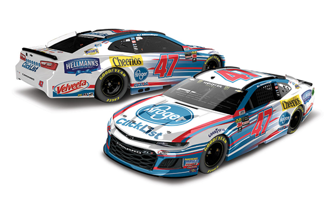 2018 AJ Allmendinger 1/64th Kroger "Checklist" car