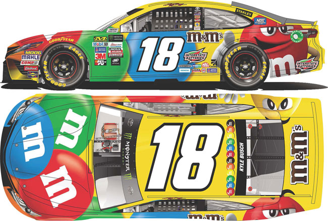 2018 Kyle Busch 1/24th M&M's Elite Camry