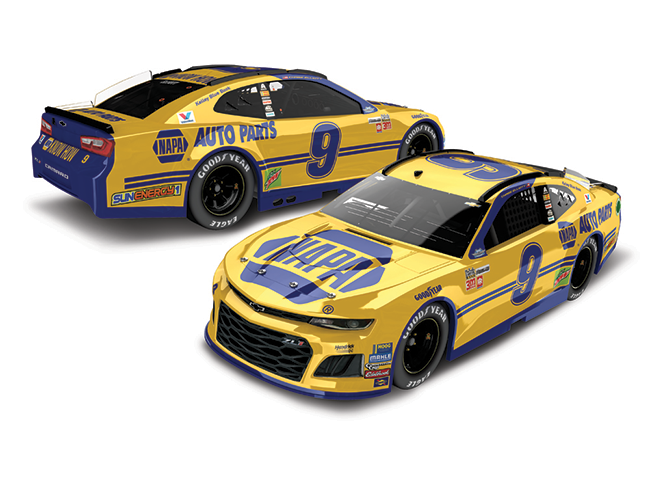 2018 Chase Elliott 1/24th NAPA "Darlington Throwback" hood open Camaro