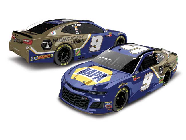 2018 Chase Elliott 1/24th NAPA "Night Vision Lamps" Elite Camaro