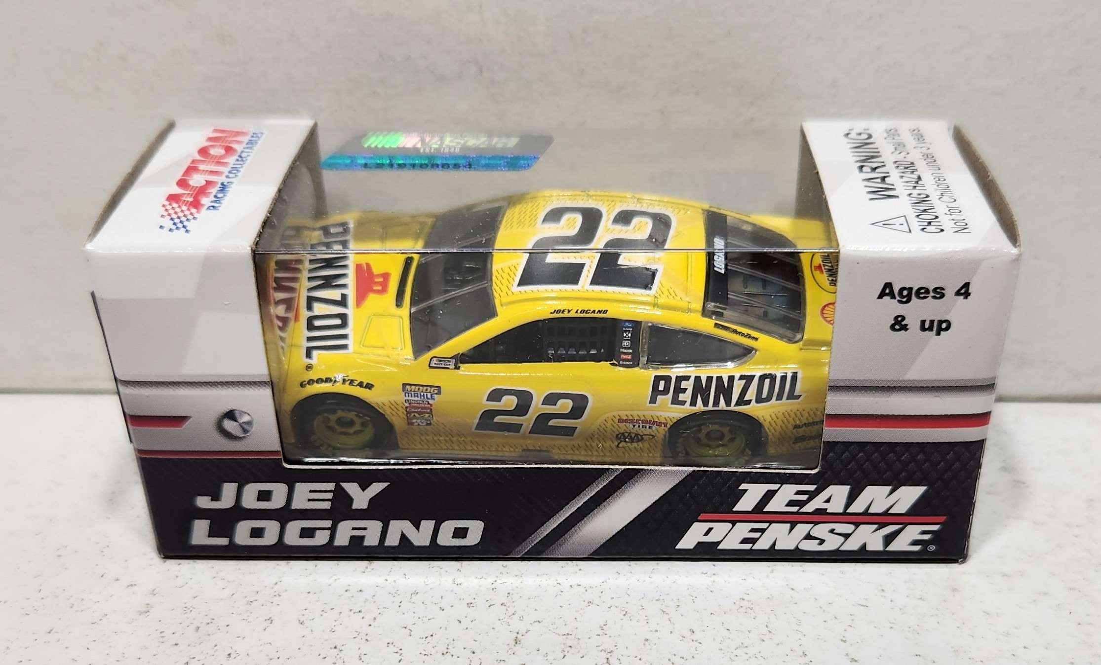 2018 Joey Logano 1/64th Pennzoil Fusion