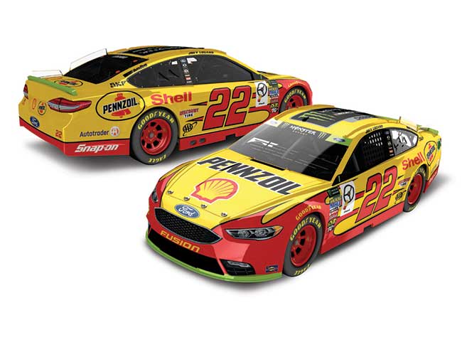 2018 Joey Logano 1/24th Shell "Monster Energy Champion" Elite Fusion