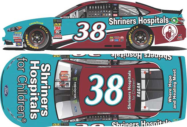 2018 David Ragan 1/64th Shriners Hospital for Children Fusion