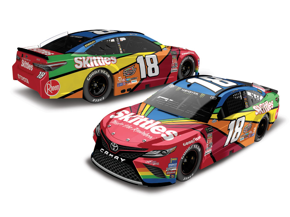 2018 Kyle Busch 1/64th Skittles "Darlington Throwback" Camry