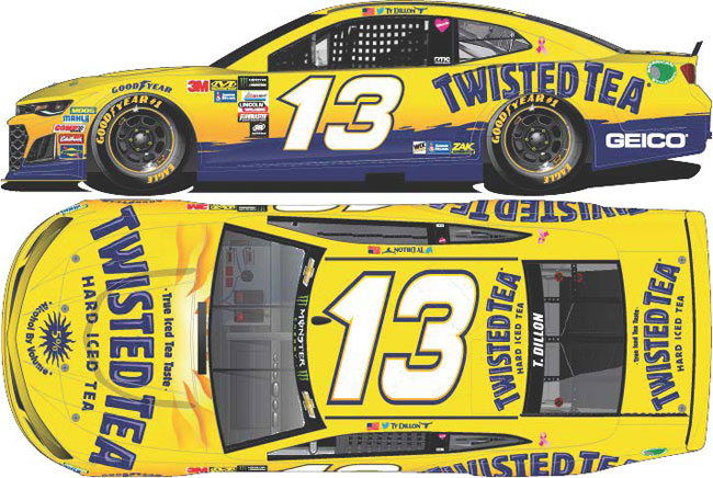 2018 Ty Dillon 1/64th Twisted Tea car