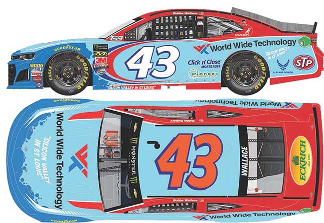 2018 Darrell Bubba Wallace 1/64th World Wide Technology Camaro