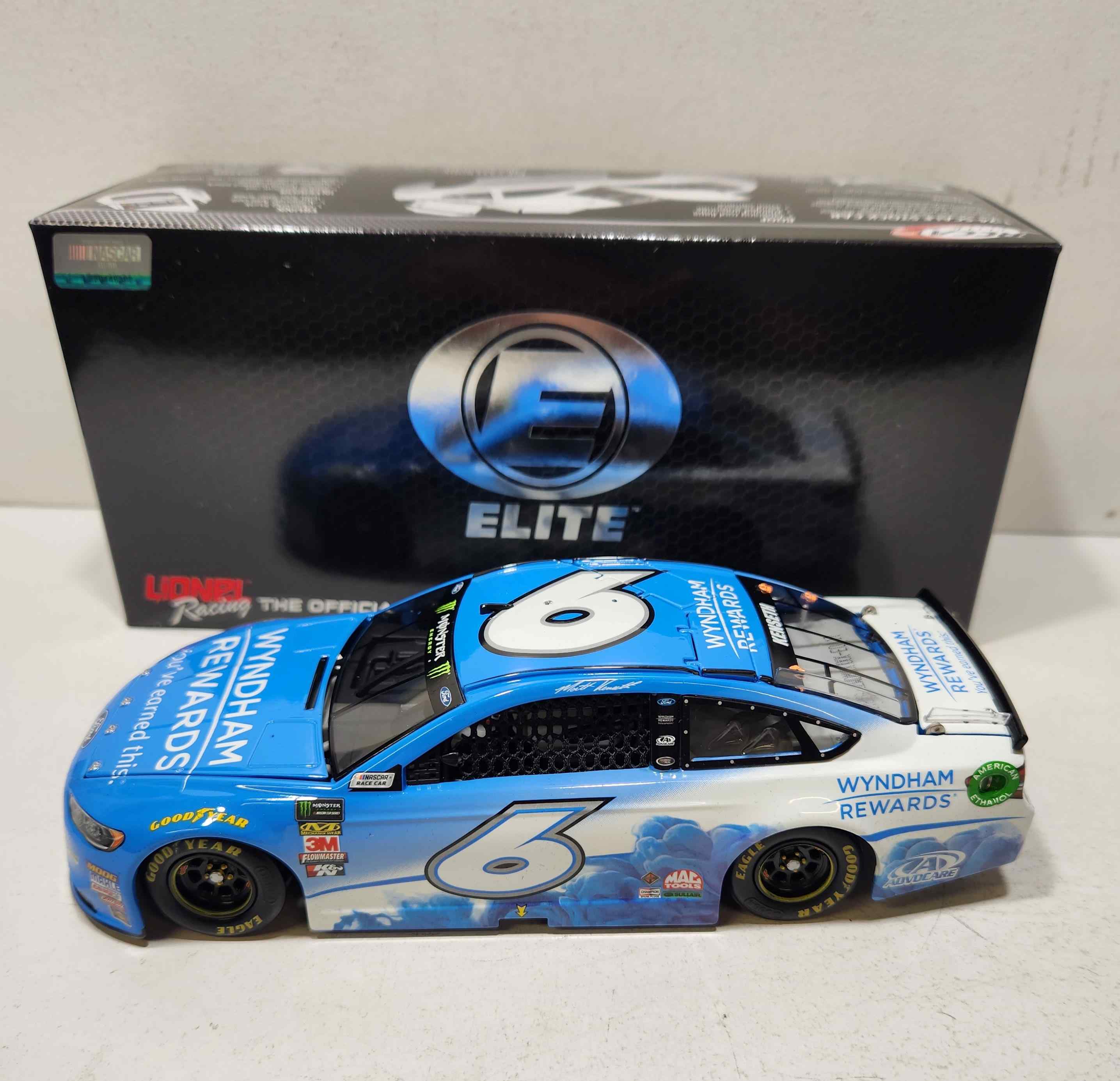 2018 Matt Kenseth 1/24th Wyndham Rewards Elite Fusion