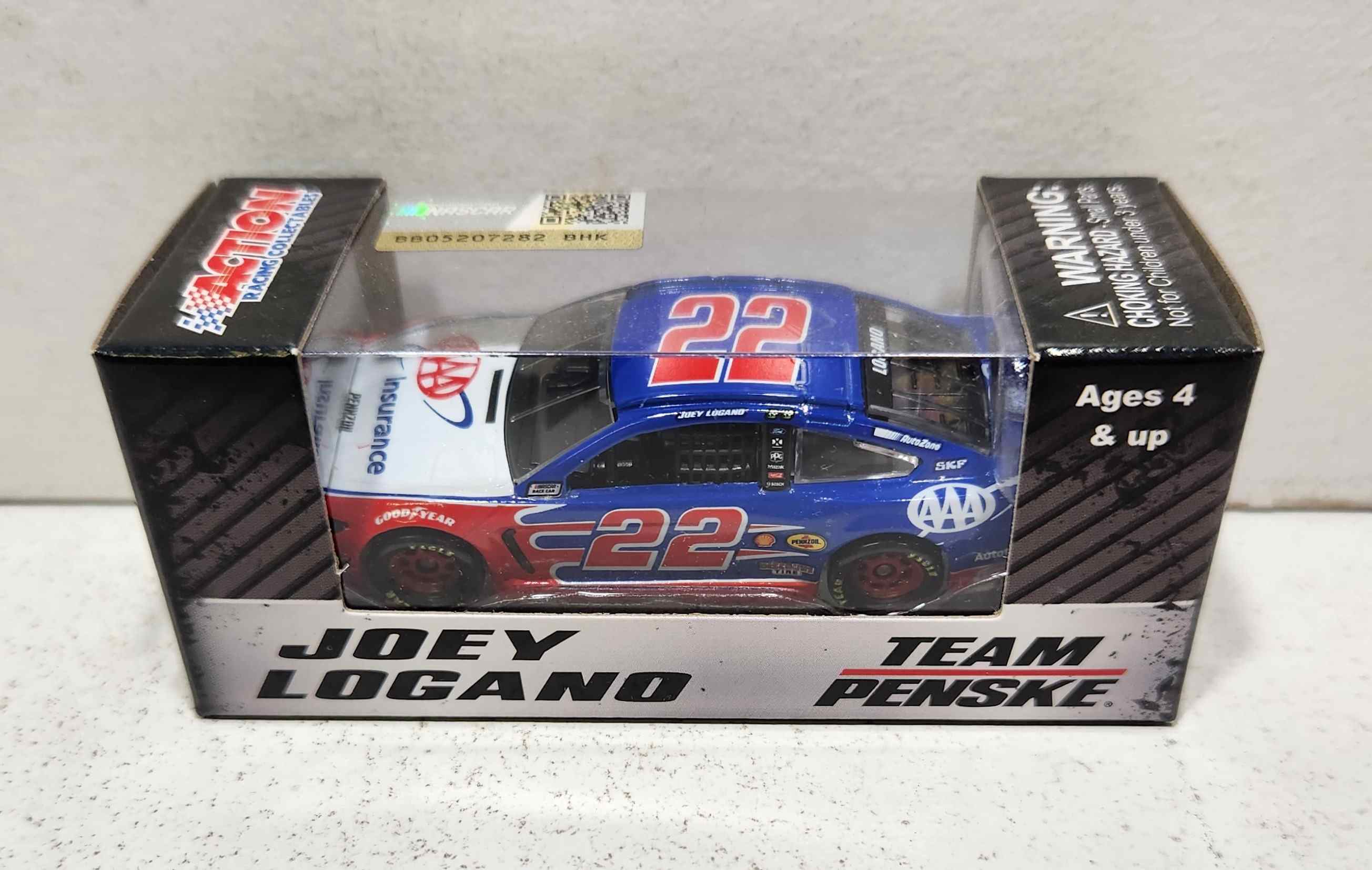 2019 Joey Logano 1/64th AAA Insurance Mustang