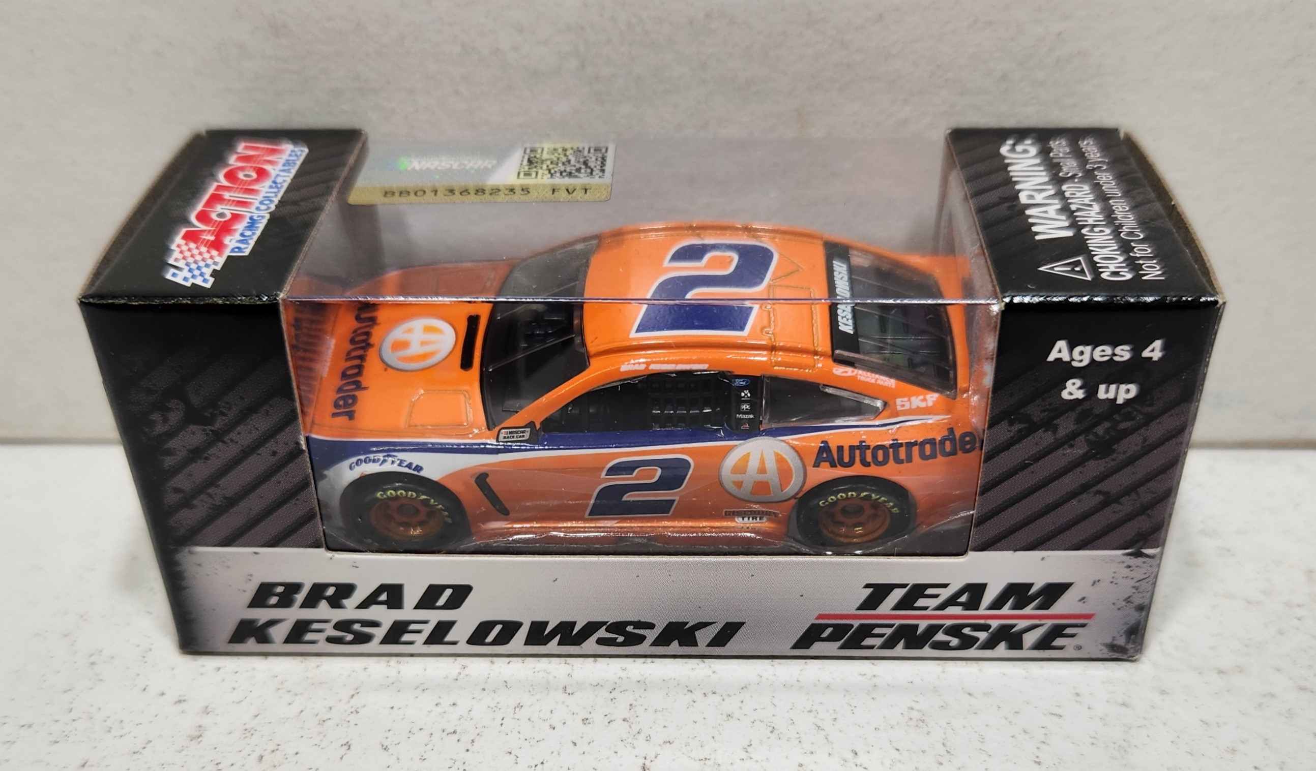 2019 Brad Keselowski 1/64th Autotrader Mustang