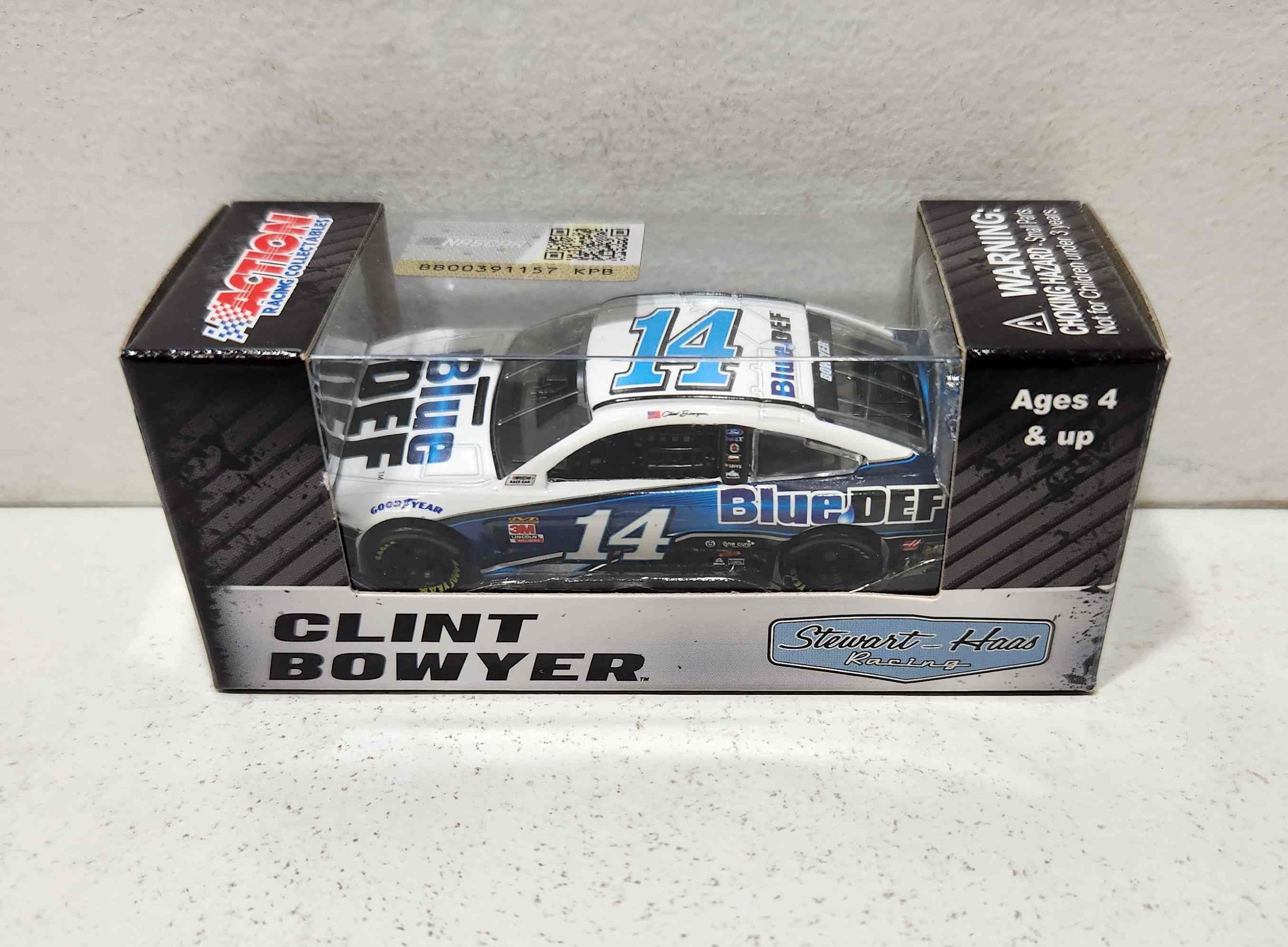 2019 Clint Bowyer 1/64th Blue DEF Mustang