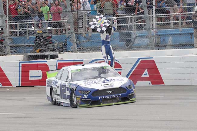 2019 RyanBlaney 1/24th Dent Wizard "Talladega Win" hood open Mustang