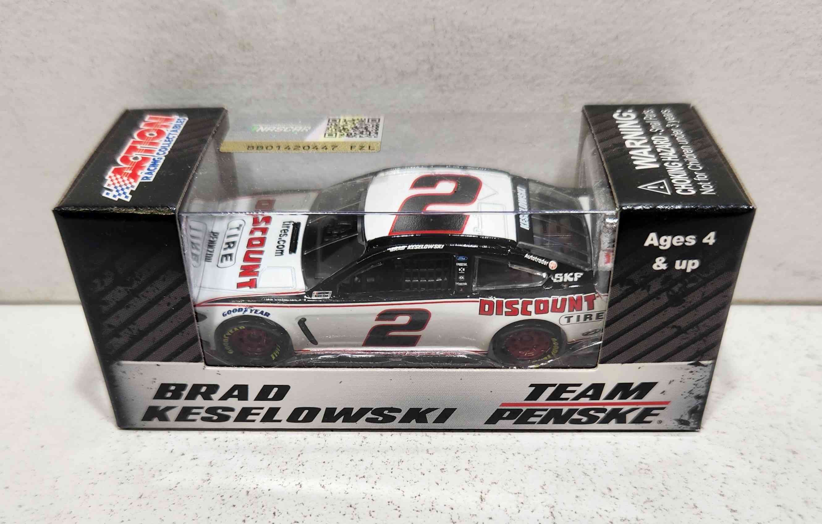 2019 Brad Keselowski 1/64th Discount Tire Mustang