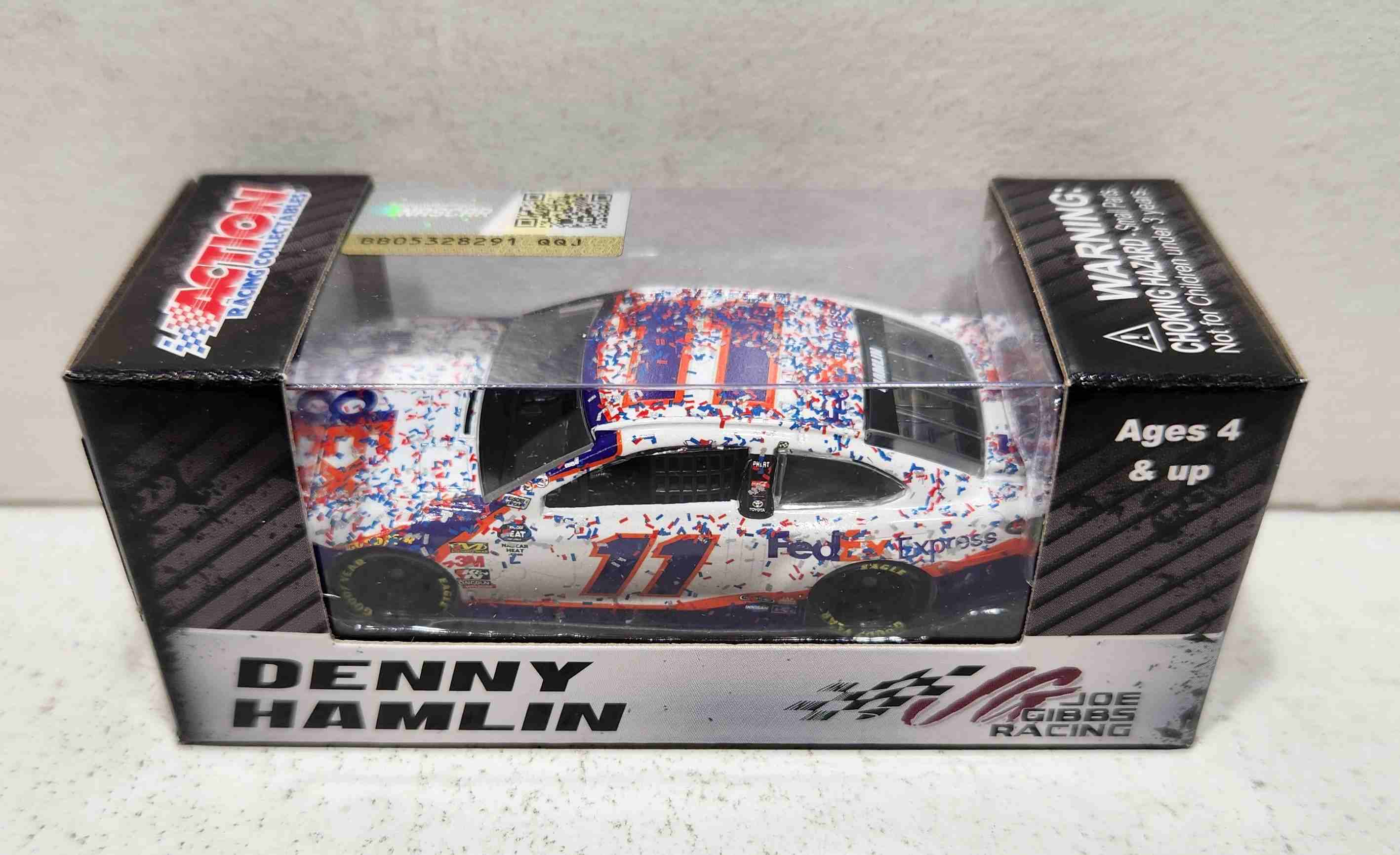 2019 Denny Hamlin 1/64th Fed Ex Express "Daytona Win" Camry