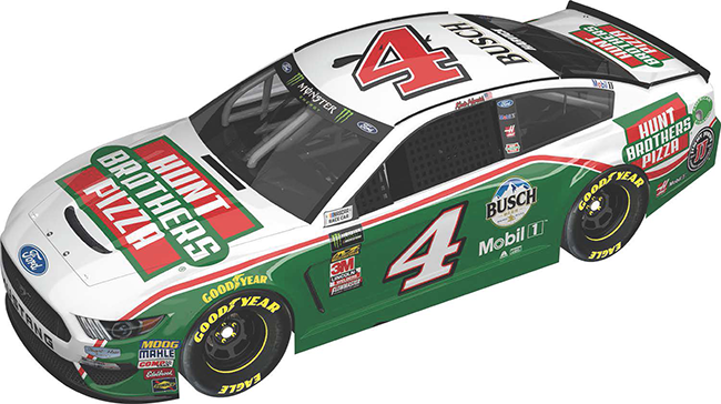 2019 Kevin Harvick 1/24th Hunt Brothers Pizza hood open Mustang