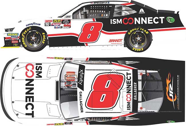 2019 Spencer Gallagher 1/64th ISM Connect "Xfinity Series" car