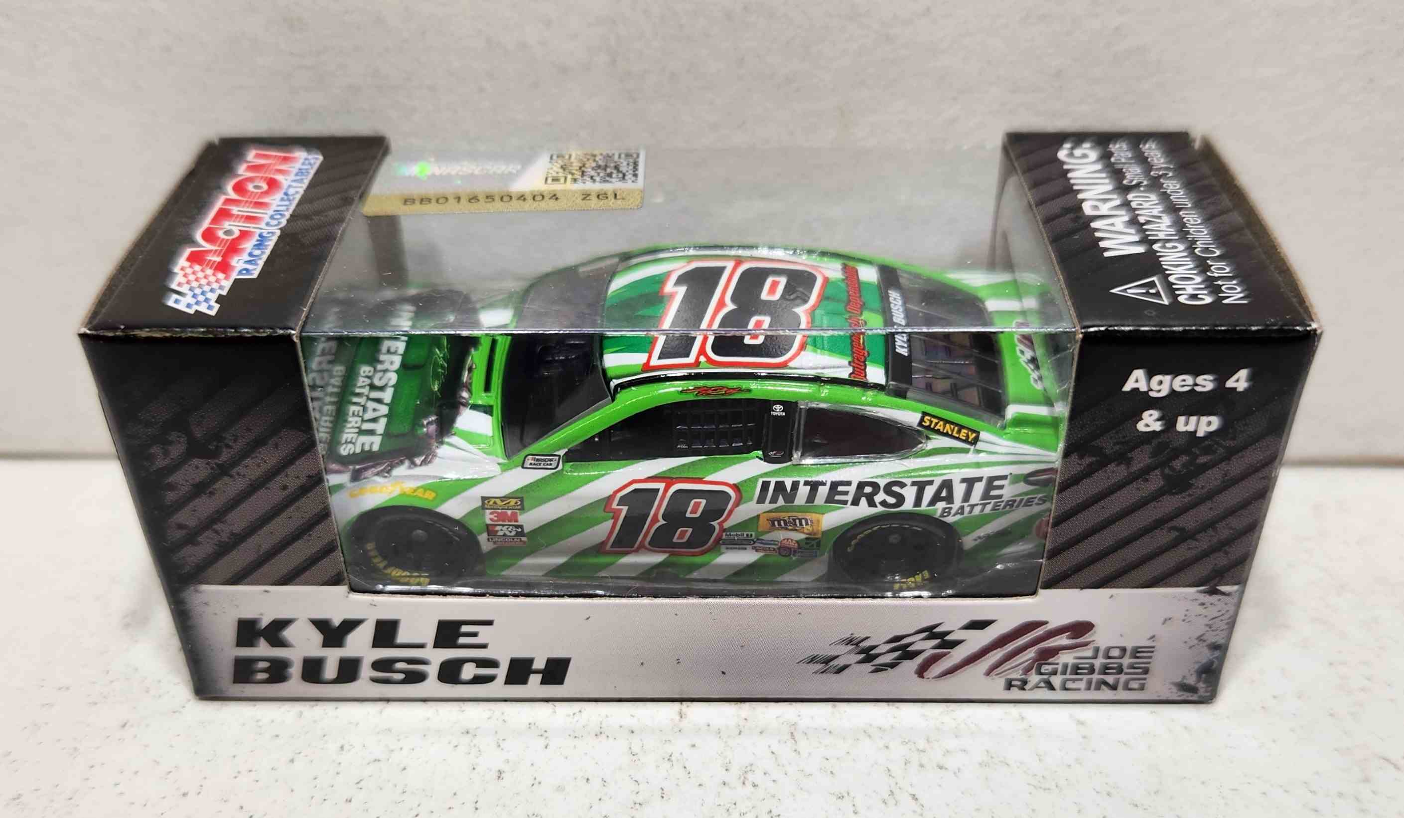 2019 Kyle Busch 1/64th Interstate Batteries Camry