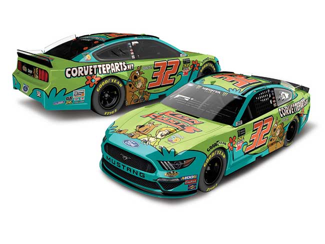 2019 Corey LaJoie 1/24th Keen Parts "Scooby-Doo" hood open Mustang