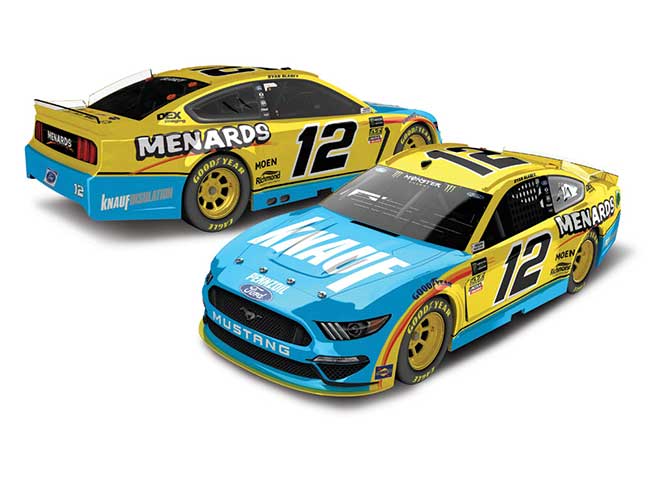 2019 Ryan Blaney 1/64th Knauf Insulation Mustang