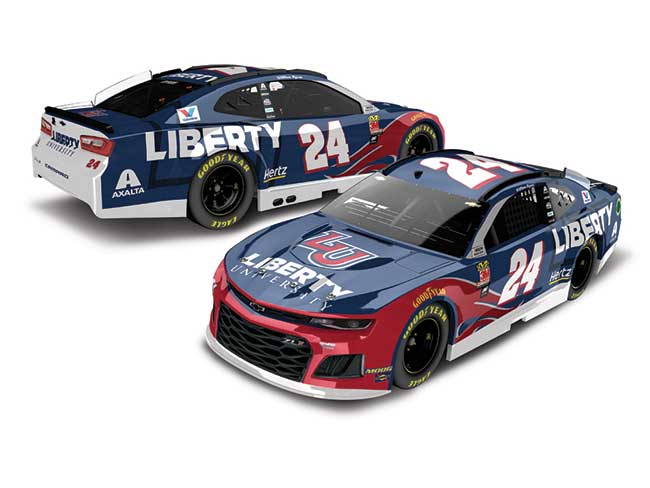 2019 William Byron 1/24th Liberty University hood open Camaro