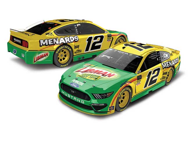 2019 Ryan Blaney 1/64th Libman Mustang