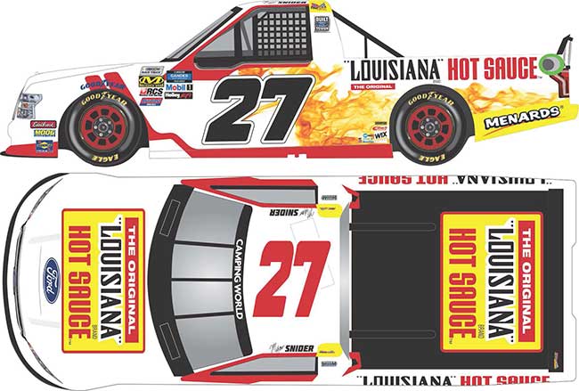 2019 Myatt Snider 1/64th Louisiana Hot Sauce Ford F-150