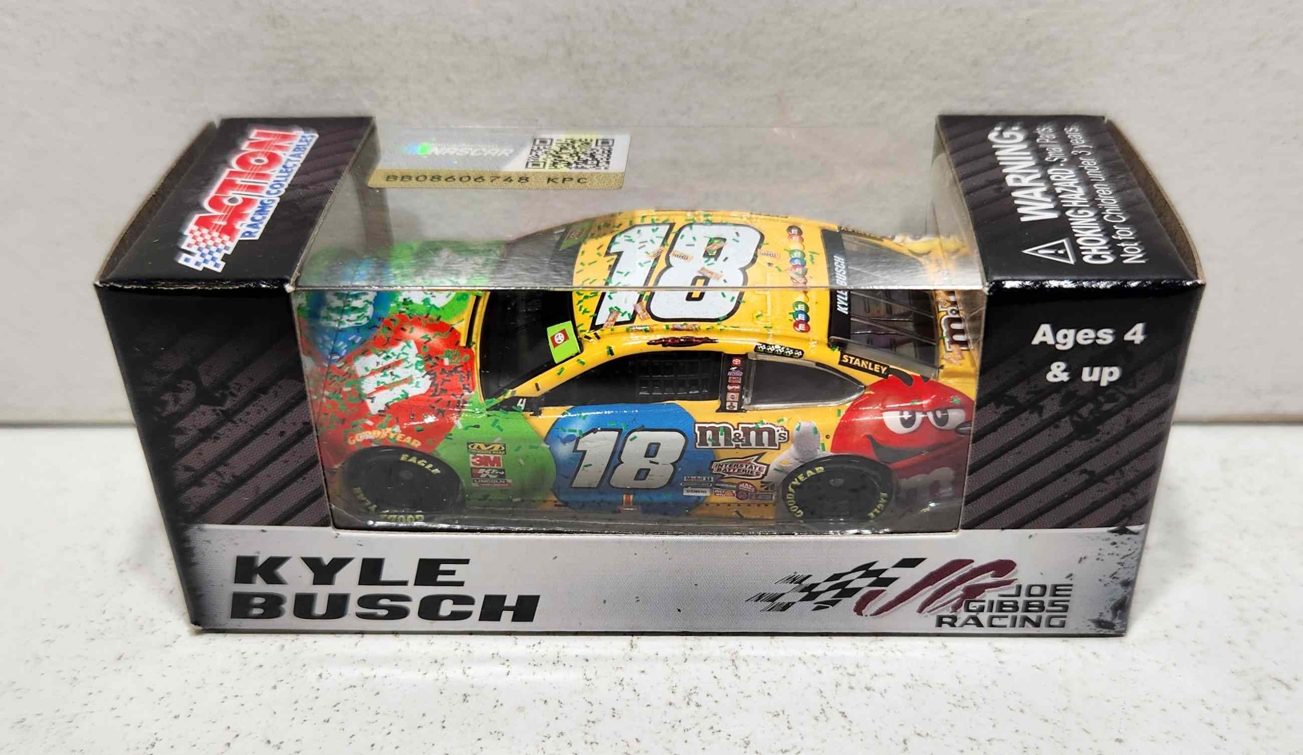 2019 Kyle Busch 1/64th M&Ms "Homestead Win" Camry