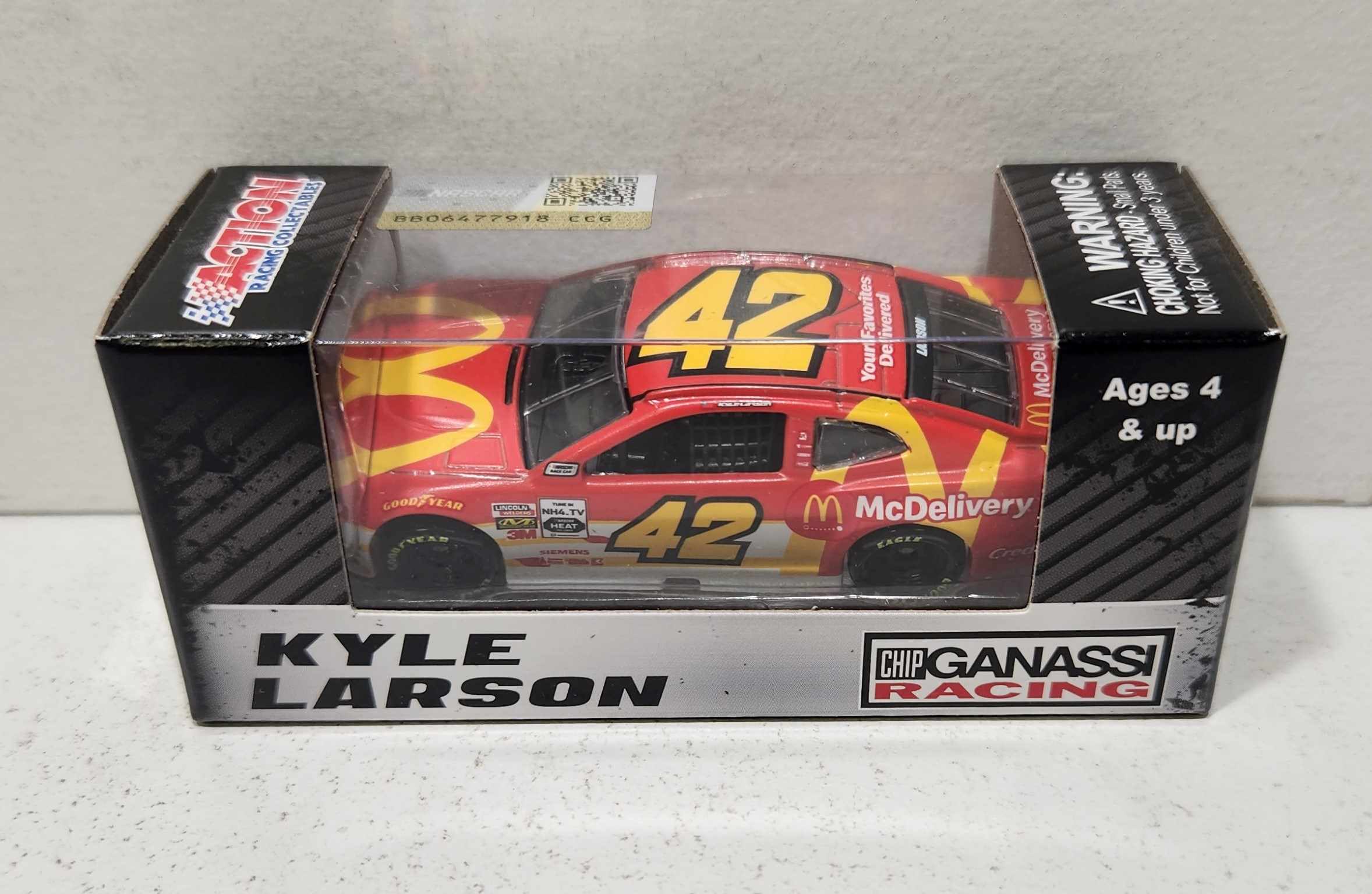 2019 Kyle Larson 1/64th McDonald's "McDelivery" Camaro