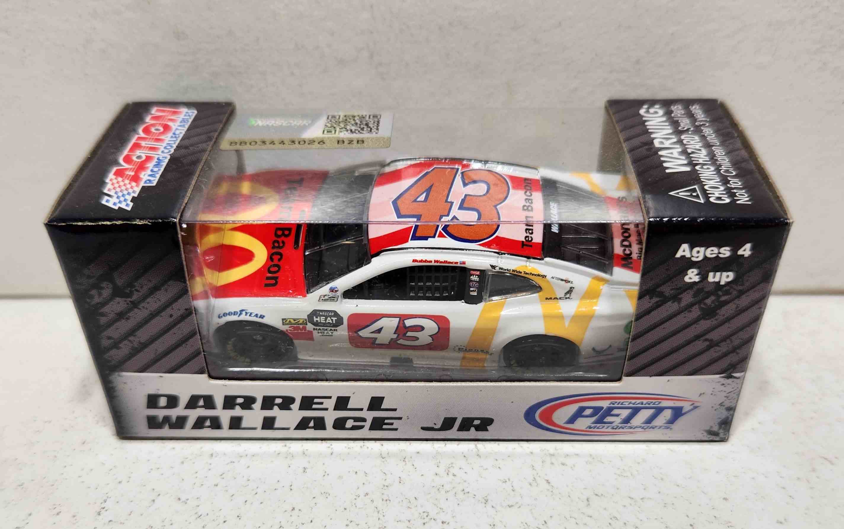 2019 Darrell Bubba Wallace 1/64th McDonald's "Team Bacon" Camaro