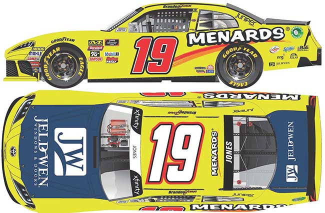 2019 Brandon Jones 1/64th Menards "Xfinity Series" Supra