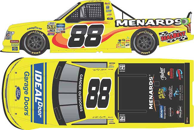 2019 Matt Crafton 1/64th Menards/Ideal Door Ford F-150