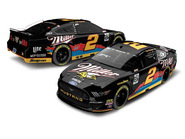 2019 Brad Keselowski 1/64th Miller "Darlington Throwback" Mustang