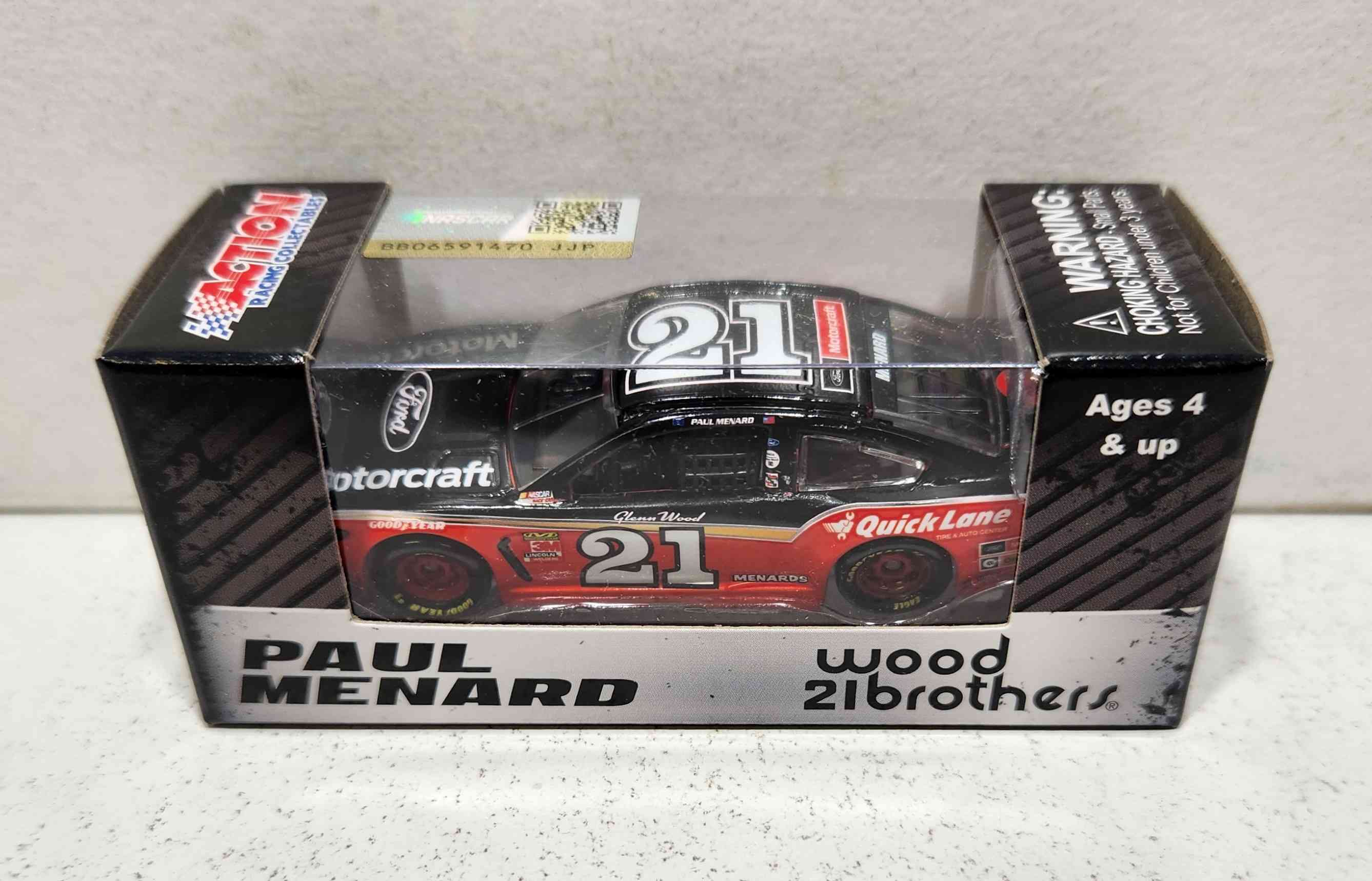 2019 Paul Menard 1/64th Motorcraft "Darlington Throwback" Mustang