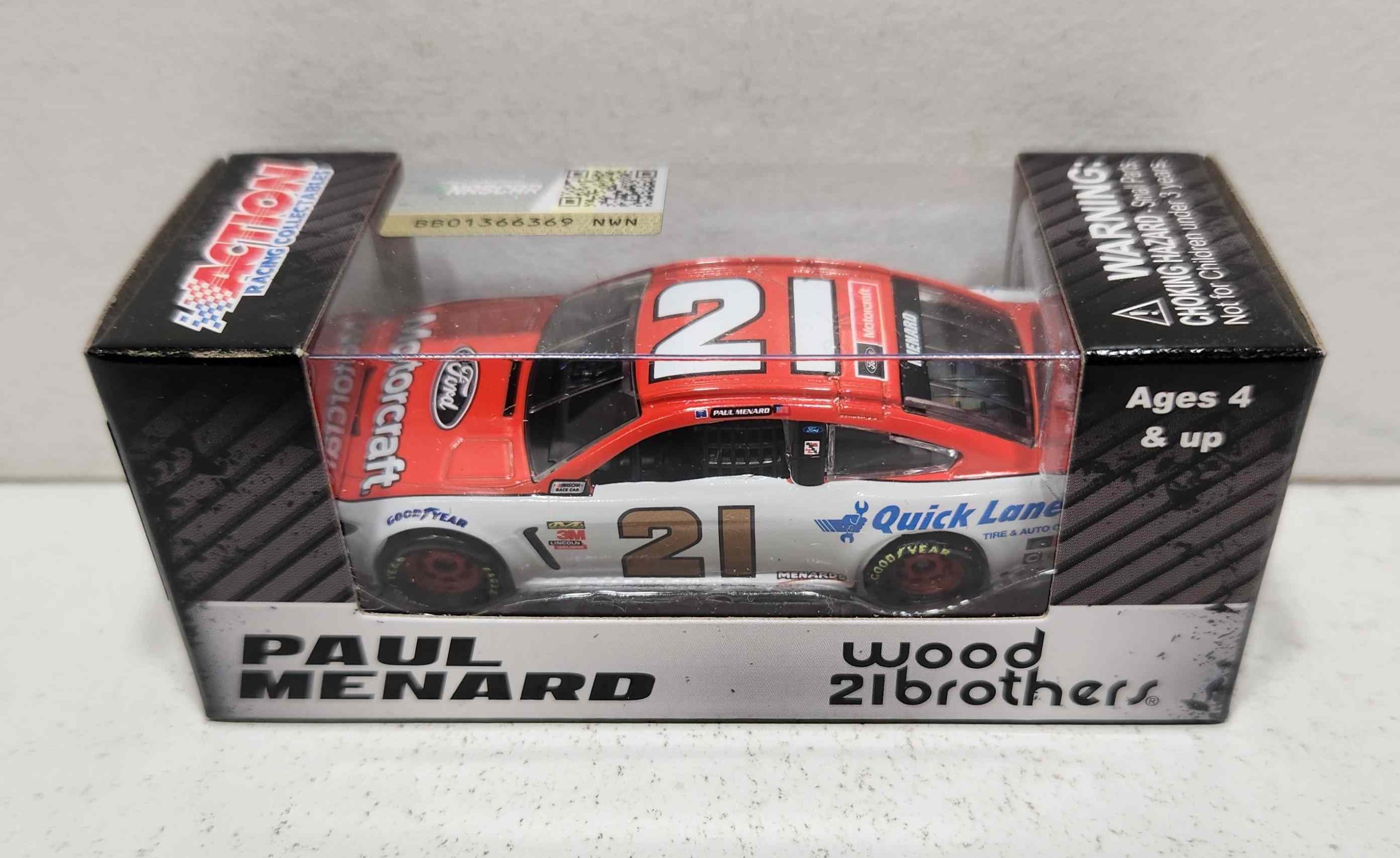 2019 Paul Menard 1/64th Motorcraft Mustang