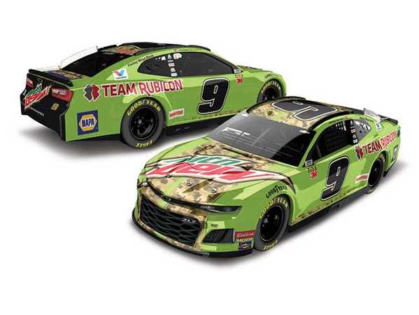 2019 Chase Elliott 1/24th Mountain Dew  "Team Rubicon" Elite Camaro