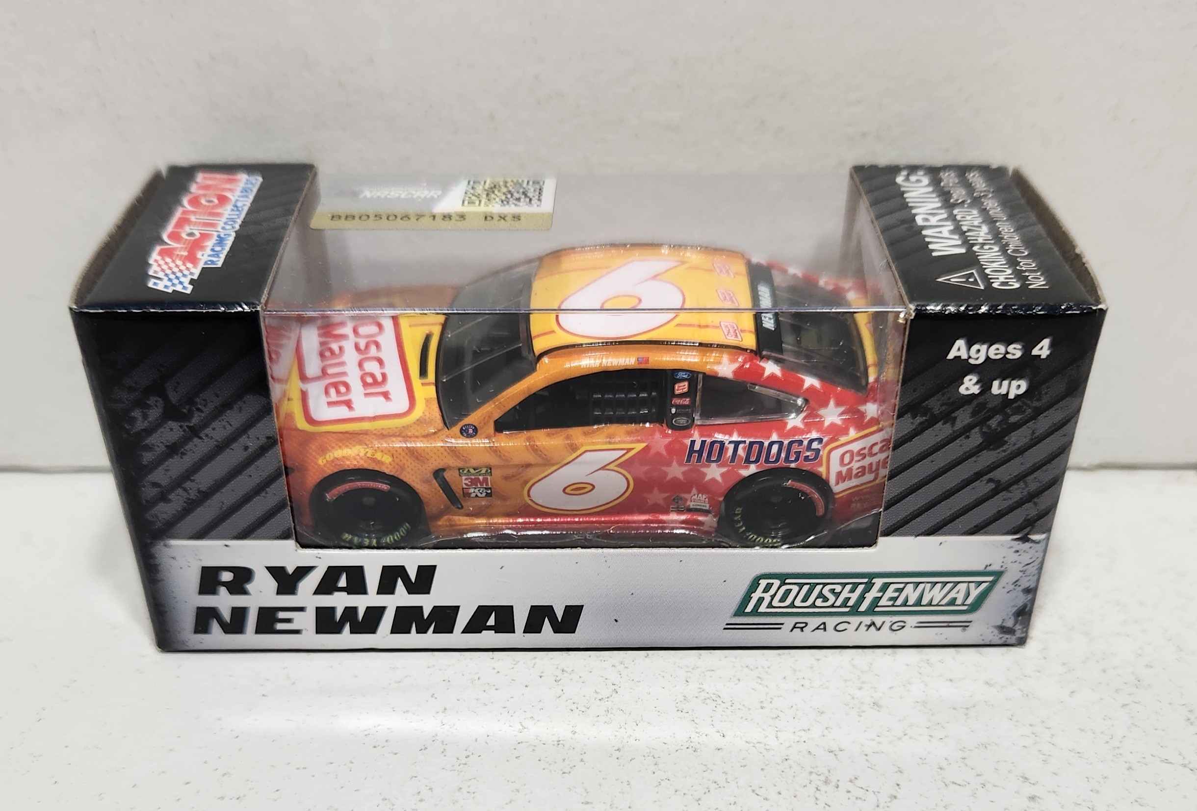 2019 Ryan Newman 1/64th Oscar Mayer "Patriotic" Mustang