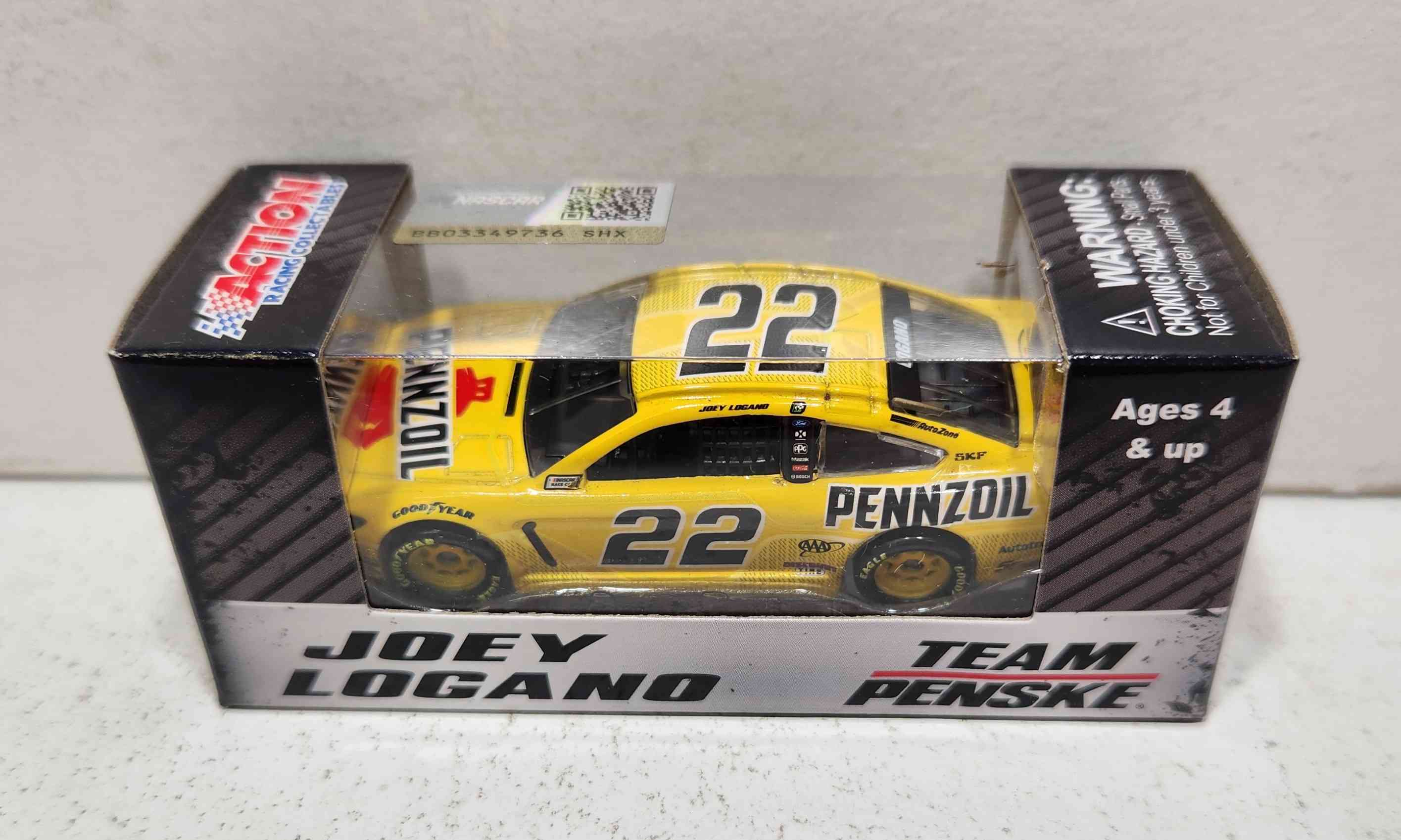 2019 Joey Logano 1/64th Pennzoil Mustang