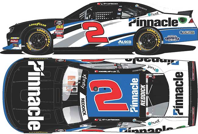 2019 Tyler Reddick 1/64th Pinnacle Financial "Xfinity Series" Camaro