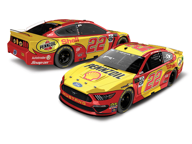 2019 Joey Logano 1/64th Shell-Pennzoil "Darlington Throwback" Mustang