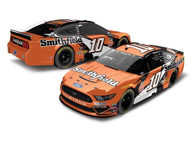 2019 Aric Almirola 1/64th Smithfield "Darlington Throwback" Mustang