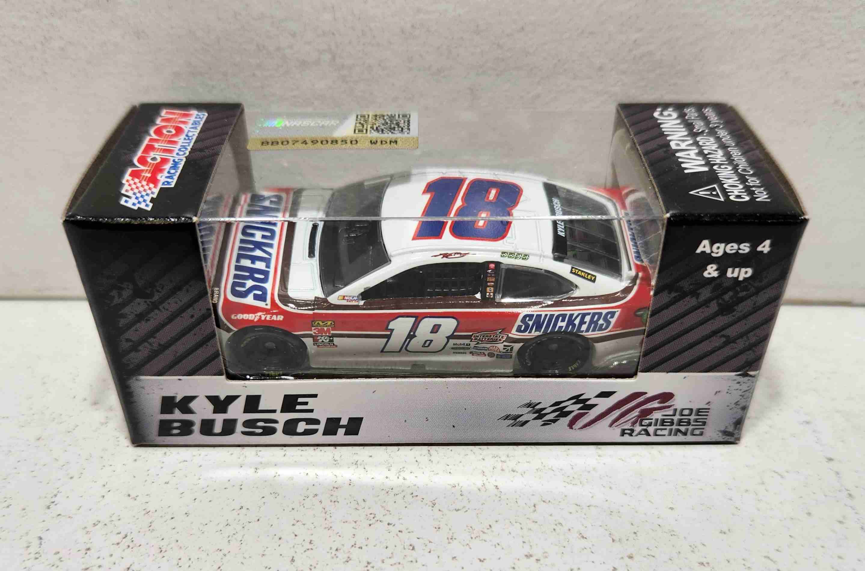 2019 Kyle Busch 1/64th Snickers "Darlington Throwback" Camry