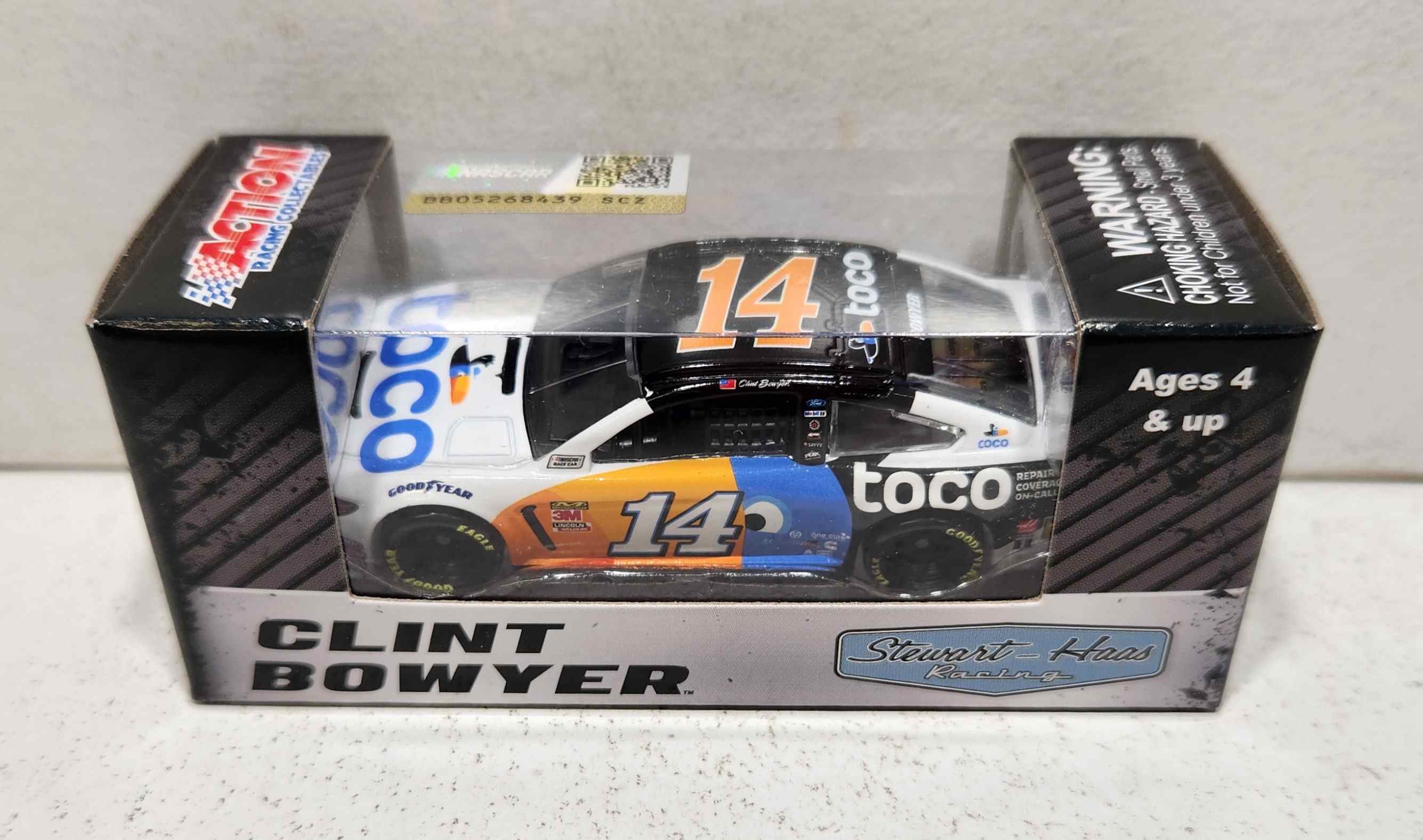 2019 Clint Bowyer 1/64th TOCO Warranty Mustang