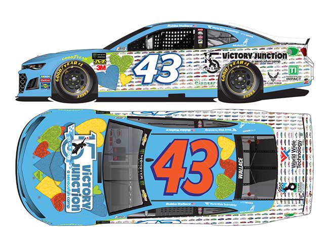 2019 Darrell Bubba Wallace 1/64th Victory Junction "Mosaic" Camaro