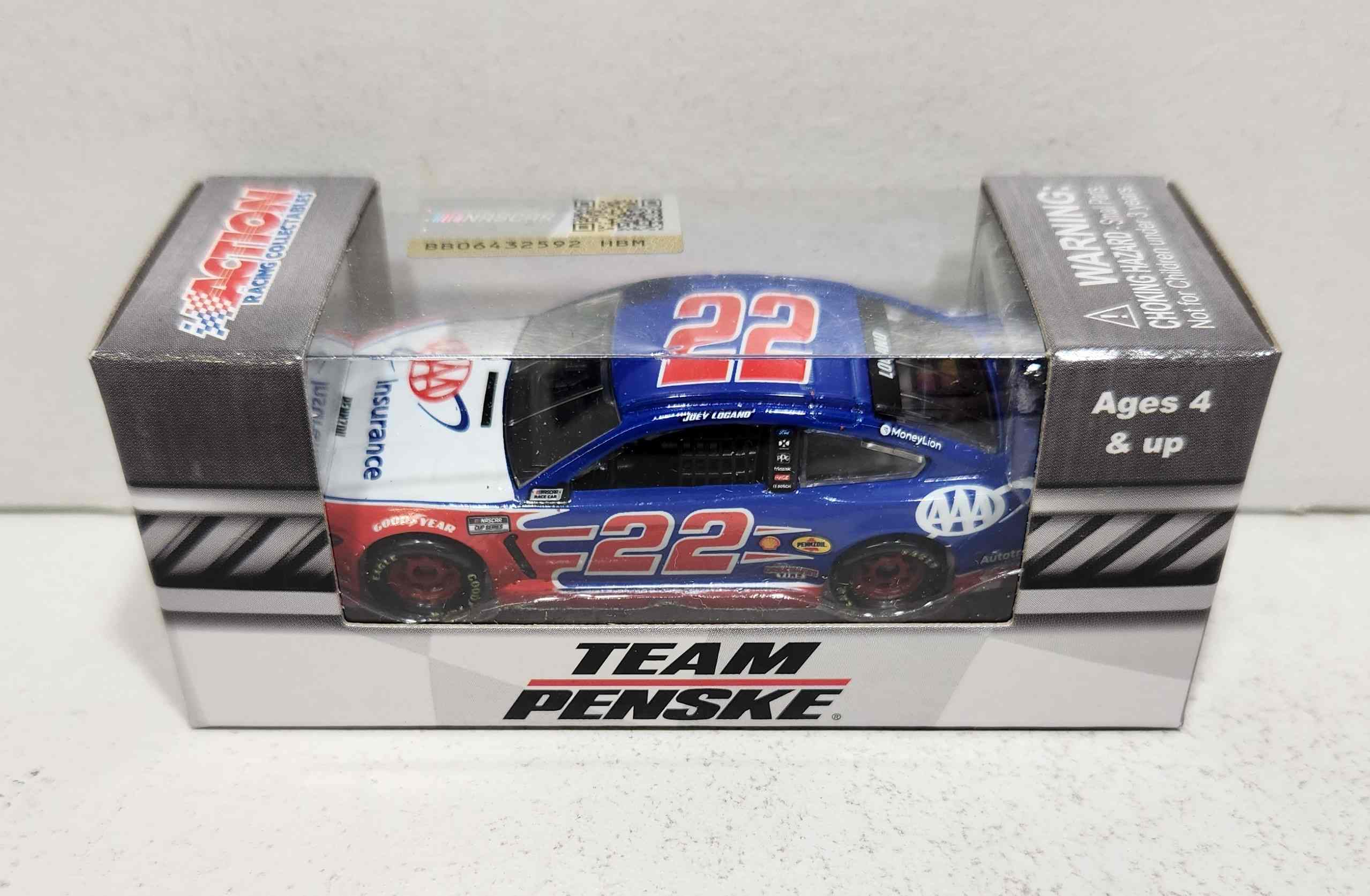 2020 Joey Logano 1/64th AAA Insurance Mustang