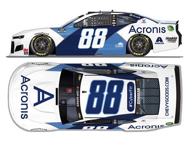 2020 Alex Bowman 1/64th Acronis car